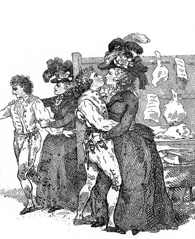 La elección de Westminster, 1780s, c1920 de Unbekannt