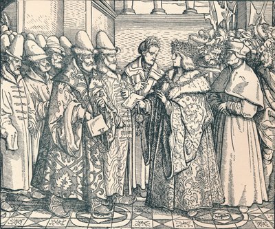La Federación Rusa Blanca con el Emperador Max, c. 1507, 1907 de Unbekannt