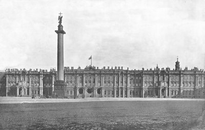 El Palacio de Invierno, San Petersburgo, Rusia, 1895 de Unbekannt