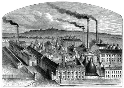 La Real Fábrica de Porcelana de Worcester, c1880 de Unbekannt