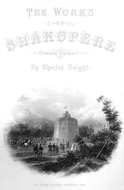 Las obras de Shakespeare - El Teatro Globe, Bankside, 1593, c1870 de Unbekannt