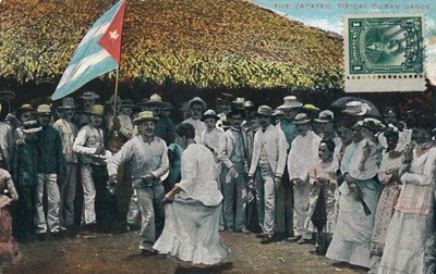 El Zapateo, baile típico cubano, c. 1910 de Unbekannt