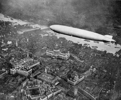 El Dirigible Graf Zeppelin sobre Londres, Agosto 1931 de Unbekannt