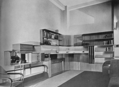 El apartamento de Ben Herzberg, Nueva York. Diseñado por Howe y Lescaze, 1933 de Unbekannt