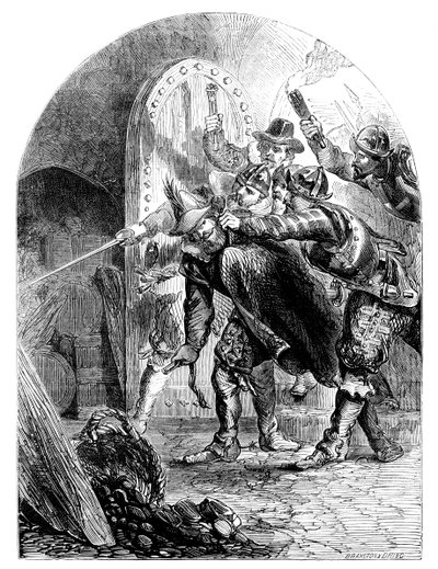 El arresto de Guy Fawkes 1570-1606, c1902 de Unbekannt
