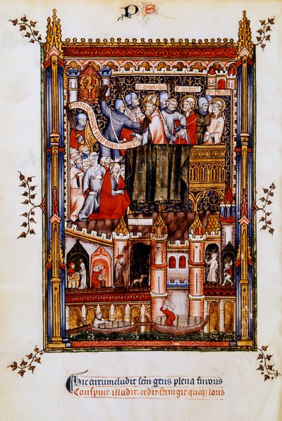 El arresto de San Denis, 1317 de Unbekannt