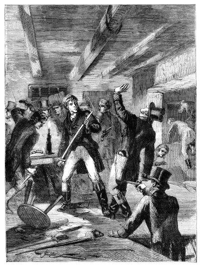 El arresto de los conspiradores de la calle Cato, 1820 c1895 de Unbekannt