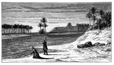 Las orillas del Éufrates, c. 1890 de Unbekannt