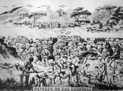 La batalla de Guasimas, 1874, años 1920 de Unbekannt