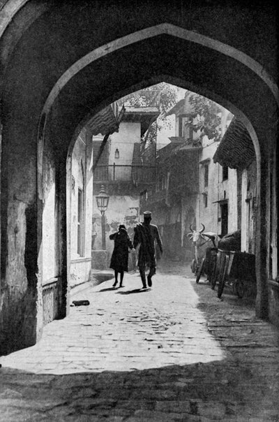 El bazar de Lucknow, India, c. 1930s de Unbekannt