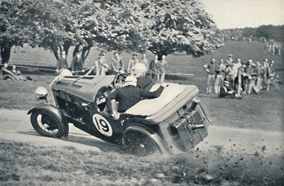 El comienzo de un derrame en Donington Park, 1937 de Unbekannt
