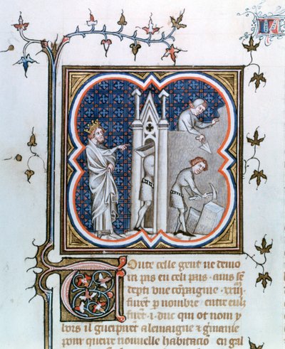 La construcción de París, 1375-1380 de Unbekannt