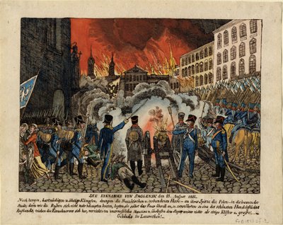 La captura de Smolensk el 18 de agosto de 1812 de Unbekannt