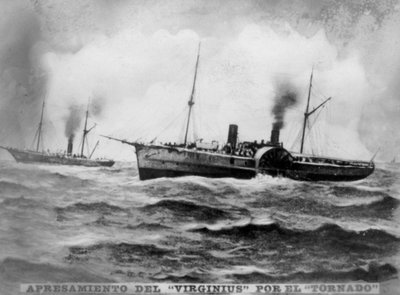 La captura del Virginius, 1873 de Unbekannt