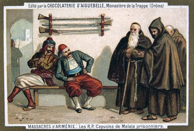 Los monjes capuchinos de Malata tomados prisioneros, 1895 de Unbekannt