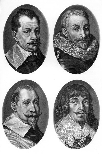 Los principales comandantes militares de la Guerra de los Treinta Años, 1618-1648 de Unbekannt