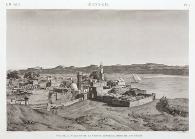 La ciudad de Al Minya y el río Nilo, Egipto de Unbekannt
