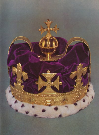 La corona hecha para el Príncipe de Gales en 1729, 1953 de Unbekannt