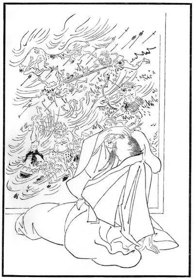 La muerte de Kose no Hirotaka, 1886 de Unbekannt