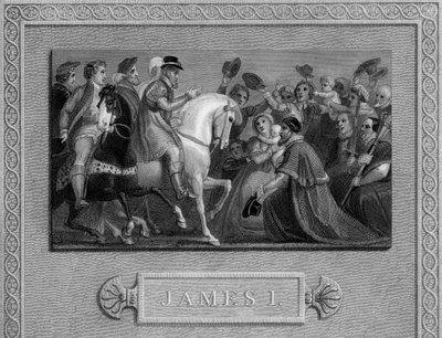 La entrada de Jacobo I en Londres de Unbekannt