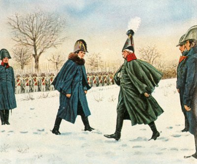 El intercambio de Blucher por el mariscal francés Victor, 20 de febrero de 1807, 1936 de Unbekannt