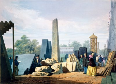 El exterior, Gran Exposición, Hyde Park, Londres, 1851-1854 de Unbekannt