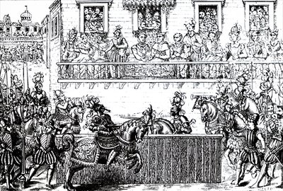 La herida fatal del Rey Enrique II de Francia de Unbekannt