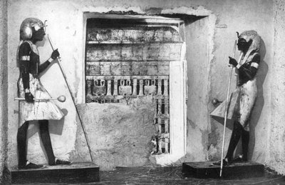 El primer vistazo a la tumba de Tutankamón, Egipto de Unbekannt