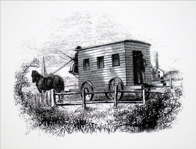 El primer coche de pasajeros construido por George Stephenson de Unbekannt