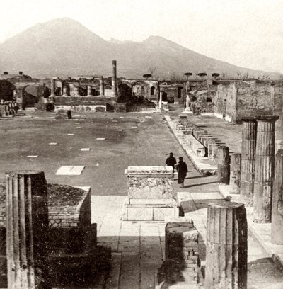 El foro de Pompeya, Italia, 1894 de Unbekannt