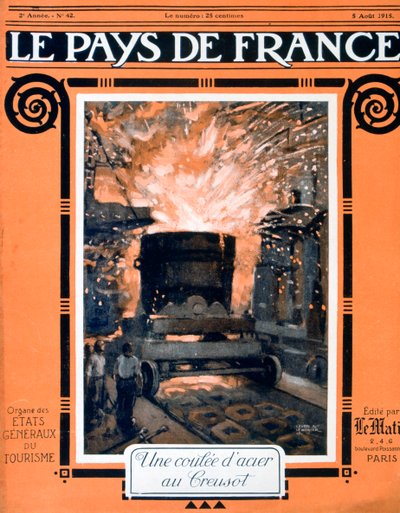 La portada de Le Pays de France, 5 de agosto de 1915 de Unbekannt