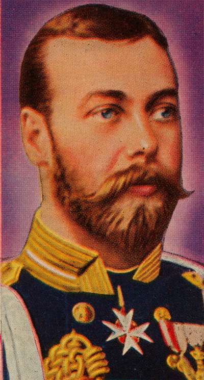 El futuro Rey Jorge V en su boda, 1893 1935 de Unbekannt