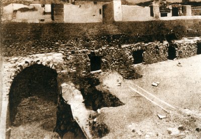 La gran terraza en el criptopórtico, Pompeya, Italia, c1900s de Unbekannt