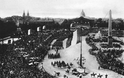 El gran desfile de la victoria, París, Francia, 14 de julio de 1919 de Unbekannt
