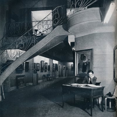 La galería de la planta baja del American-British Art Center, c. 1941 de Unbekannt