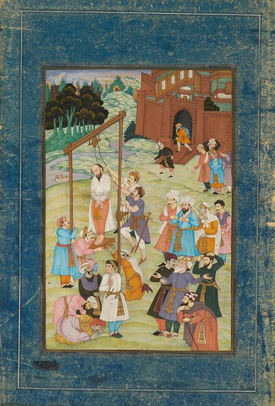 La ejecución de al-Hallaj en 922, finales del siglo XIX de Unbekannt