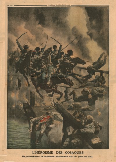 El heroísmo de los cosacos, 1915 de Unbekannt