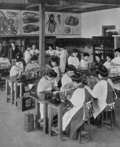 La educación superior de las mujeres en Japón, 1910 de Unbekannt