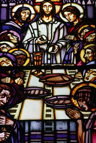 La última cena. Tabernáculo. Capilla de Colombiere. Paray le Monial Francia de Unbekannt
