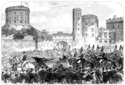 El matrimonio de la Princesa Helena, Castillo de Windsor, 1866 de Unbekannt