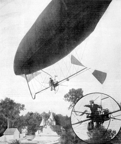 El nuevo dirigible de Alberto Santos-Dumont, 30 de septiembre de 1900 de Unbekannt