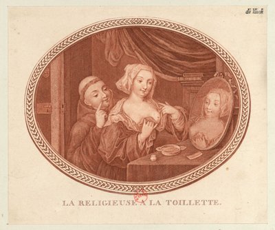 La monja en el tocador, 1770-1780s de Unbekannt