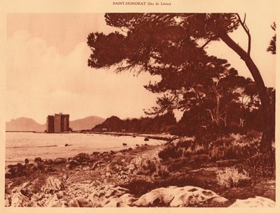 El antiguo monasterio, Saint-Honorat, 1930 de Unbekannt