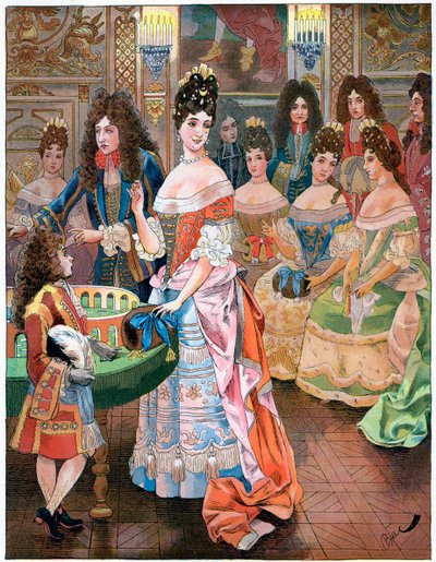 La vejez de Luis XIV, c. 1920s de Unbekannt