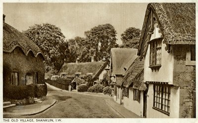 El viejo pueblo, Shanklin, Isla de Wight, siglo XX de Unbekannt