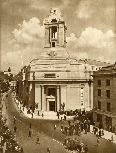 La inauguración del Memorial de Paz Masónica, Great Queen Street, Londres, 19 de julio de 1933, 1935 de Unbekannt