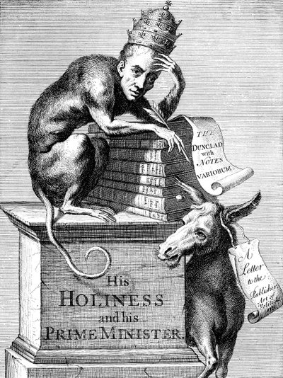 El rostro y carácter de un hipercrítico y comentarista alejandrino, 1728 de Unbekannt