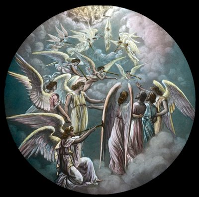 Los peregrinos ascienden al Cielo, c1910 de Unbekannt