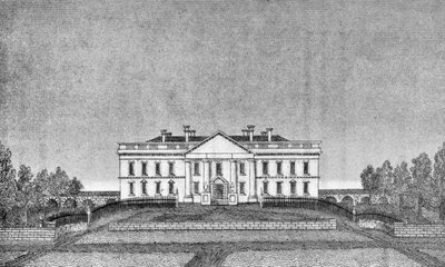 La casa del presidente, pórtico norte, EE.UU., 1834-1908 de Unbekannt