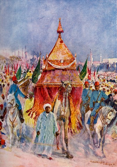 La procesión del Mahmal, El Cairo, Egipto de Unbekannt
